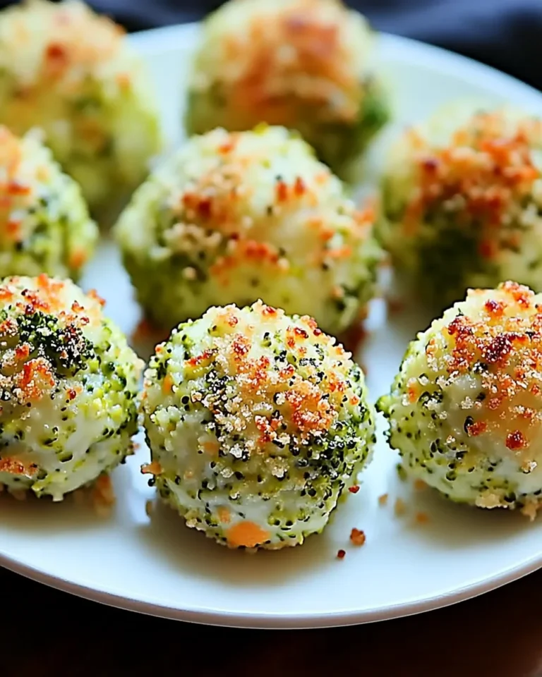 Baked Broccoli Cheese Balls