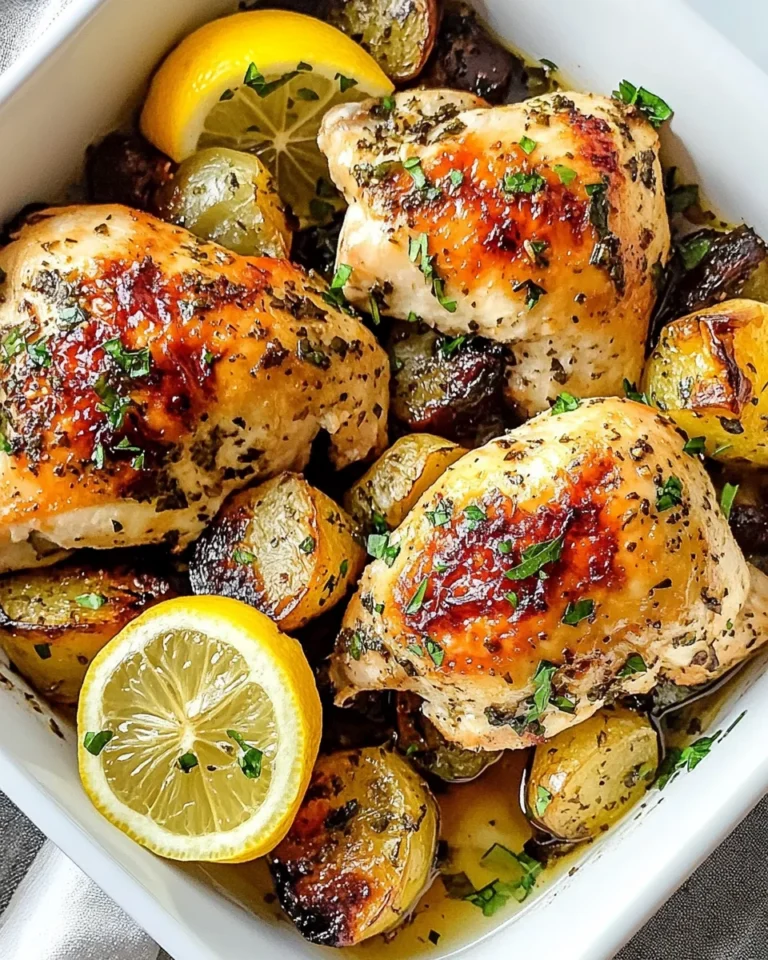 Baked Greek Lemon Chicken
