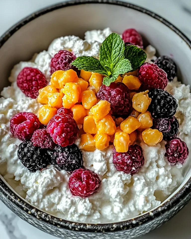 Berry Cottage Cheese Salad