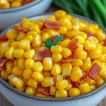 Buttery Corn with Turkey Turkey Bacon