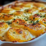 Cheesy Herb-Infused Potato Bake