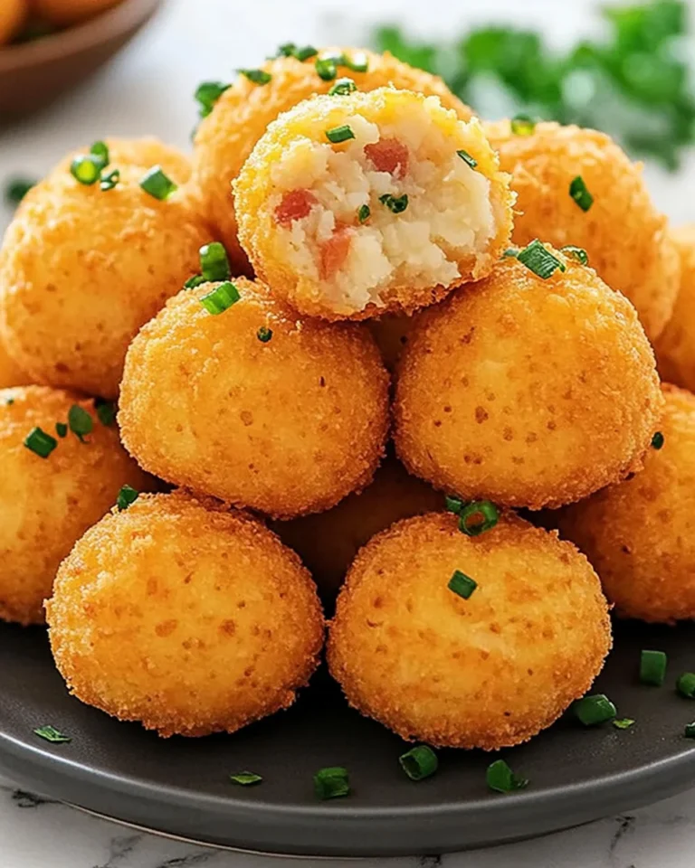 Cheesy Turkey Turkey Bacon Potato Croquettes