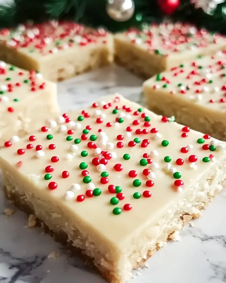 Christmas Sugar Cookie Bars