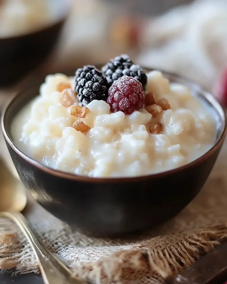 Classic Creamy Rice Pudding