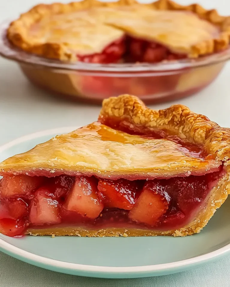 Classic Strawberry Rhubarb Pie