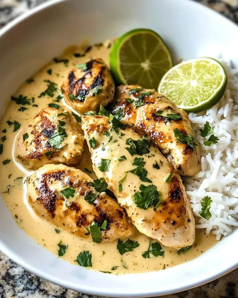 Coconut Lime Chicken Dish