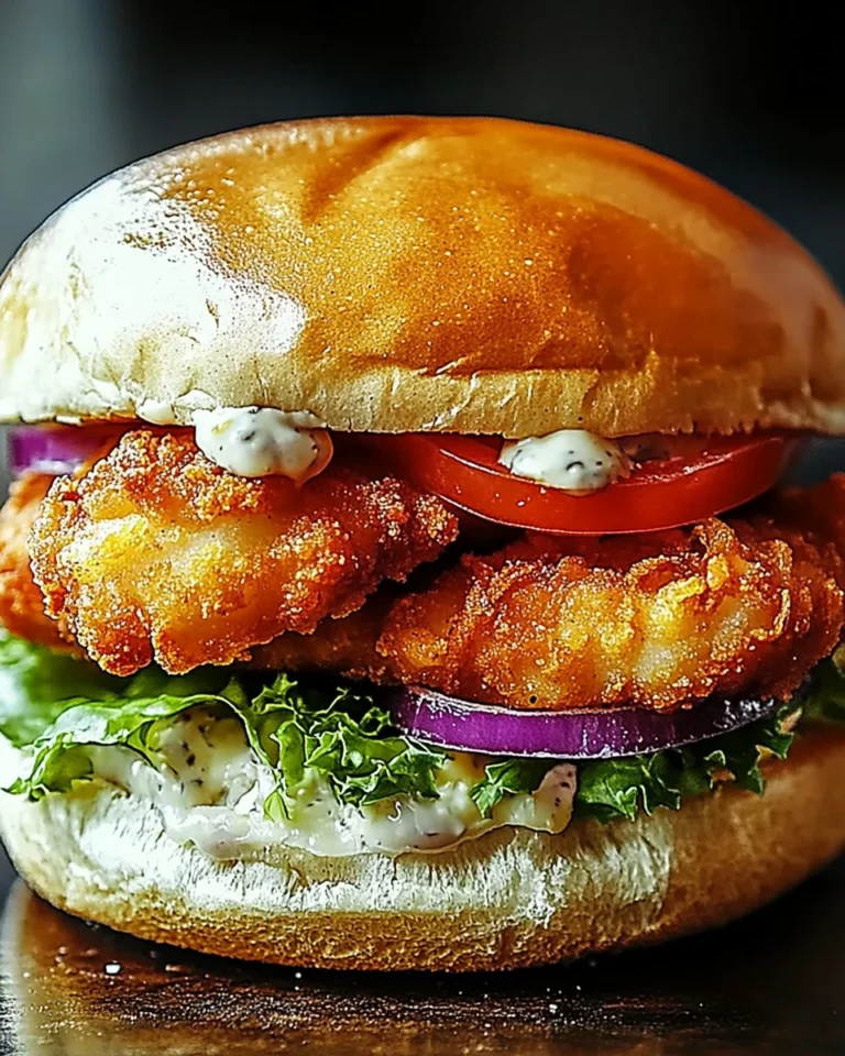 Crispy Fried Cod Sandwich