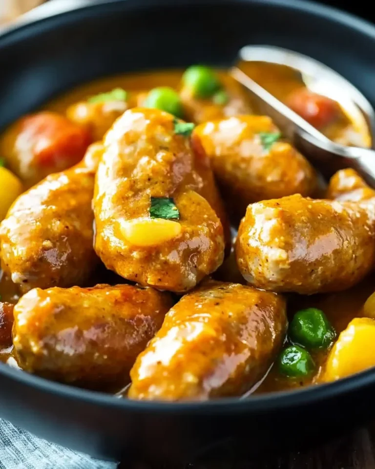 Curried Sausages