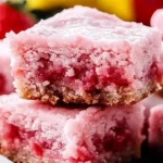 Easy Cake Mix Strawberry Brownies