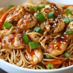 Easy Homemade Chicken Yakisoba