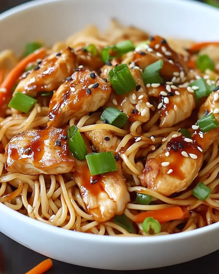 Easy Homemade Chicken Yakisoba