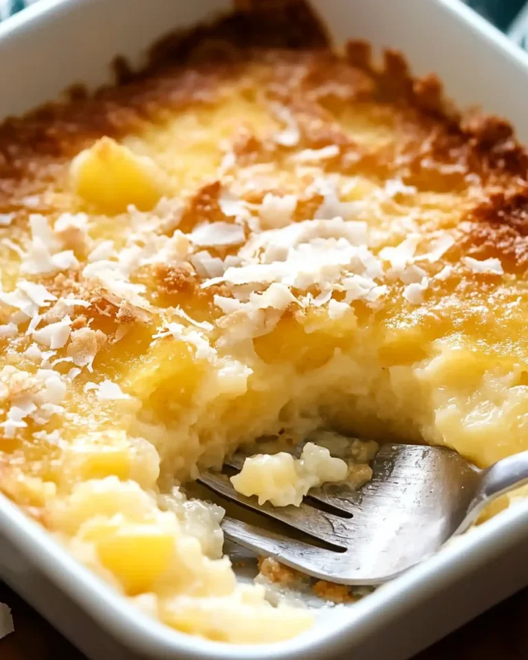 Easy Pineapple Coconut Dump Cake