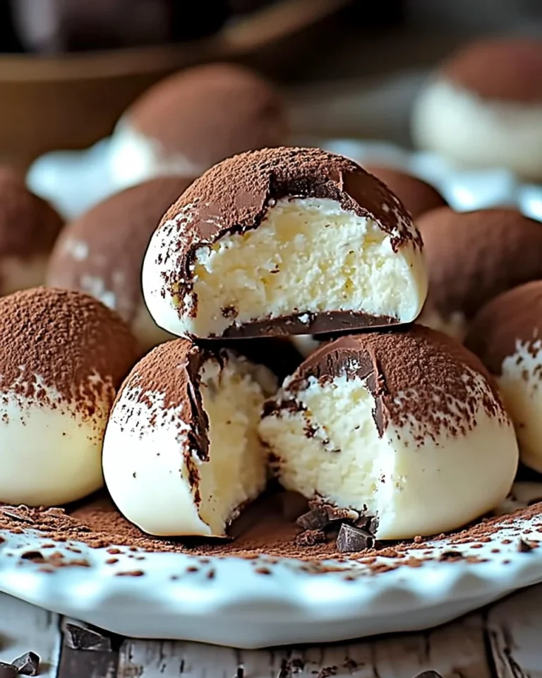 Easy Tiramisu Chocolate Truffles