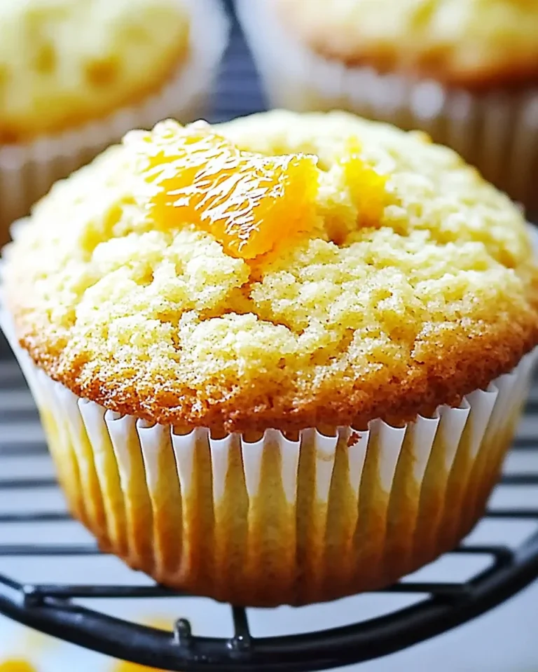 Fresh Orange Vanilla Muffins