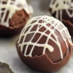 Fudge Filled Easter Eggs