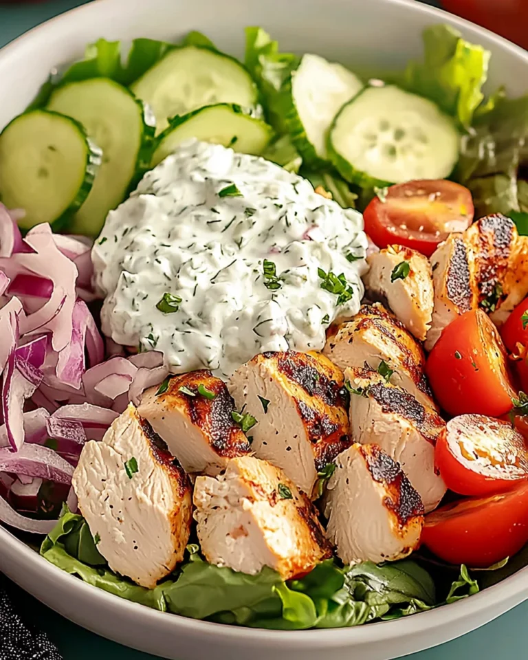 Greek Chicken & Tzatziki Salad