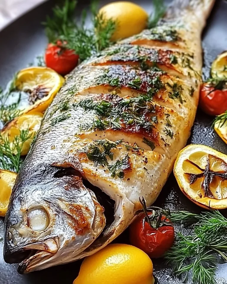 Greek Roasted Branzino