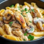 Heavenly Chicken Mushroom Pasta