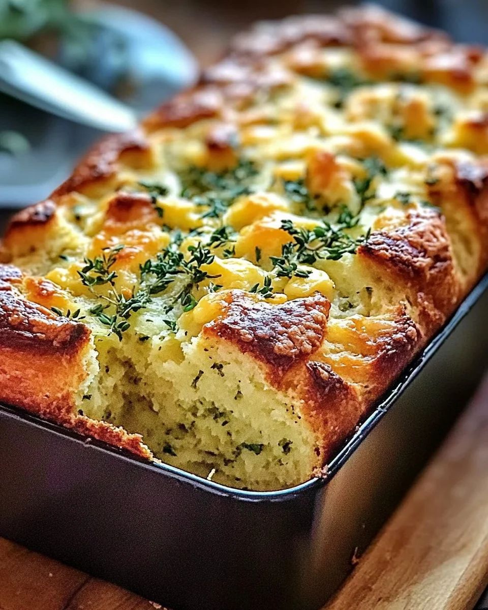 Herb & Cheese Quick Bread