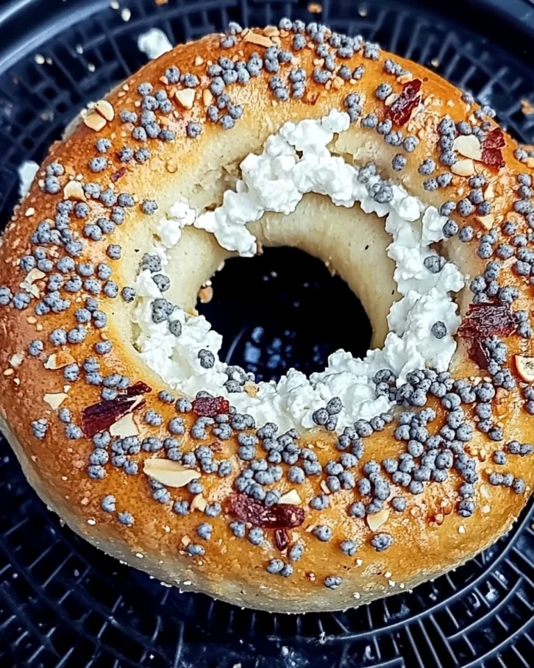 High Protein Cottage Cheese Bagels