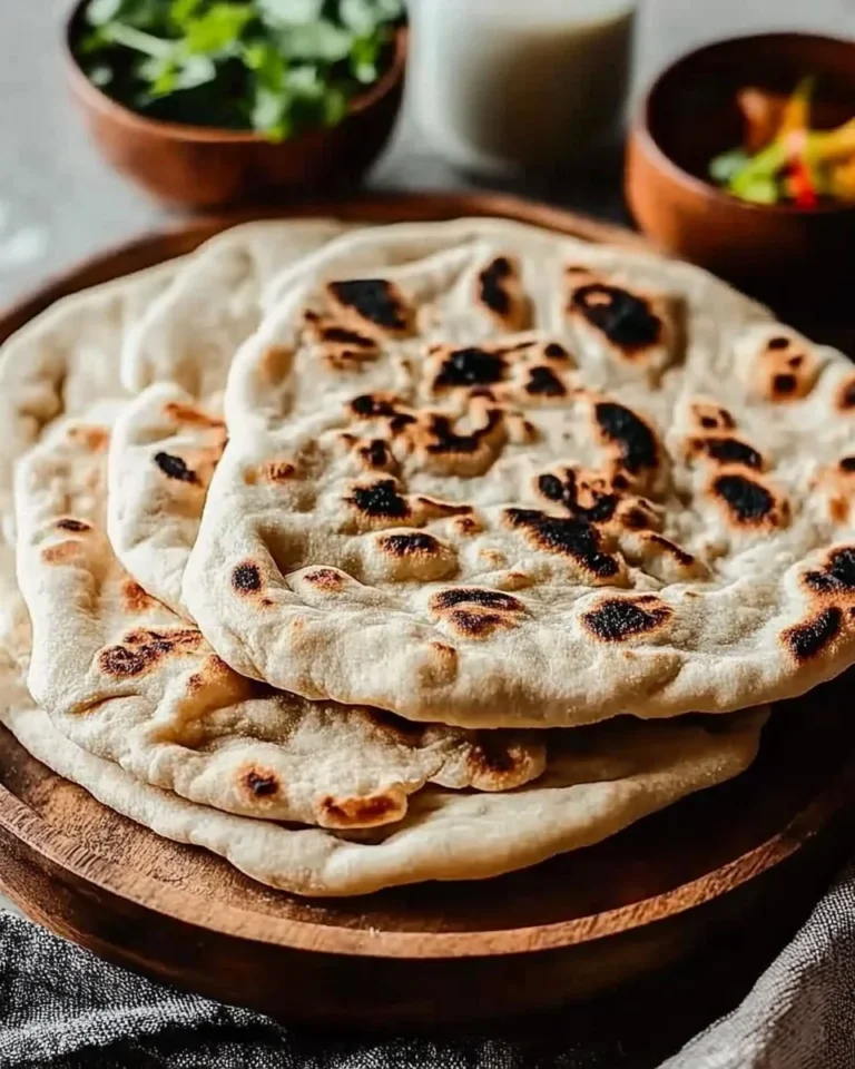 Homemade Sourdough Naan Bread