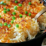 Irish Cheddar & Cabbage Hash Brown Skillet