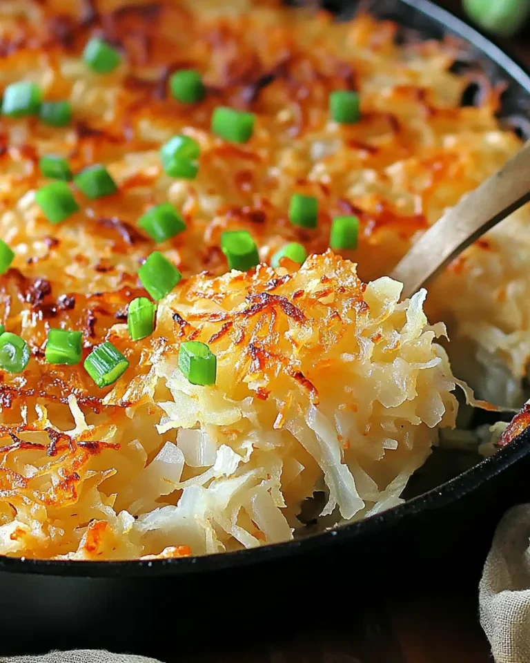 Irish Cheddar & Cabbage Hash Brown Skillet