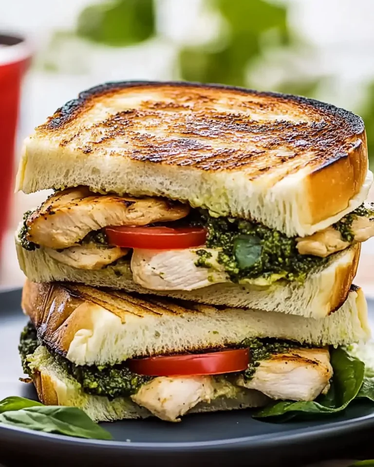 Italian Pesto Chicken Panini