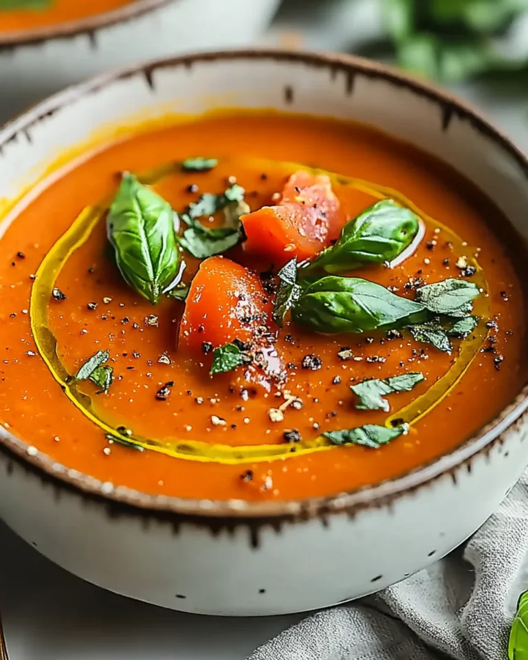 Keto Tomato Soup Bowl