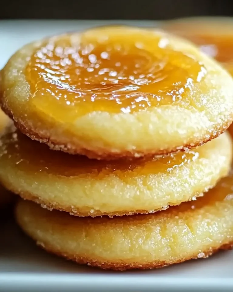 Lemon Curd Brûlée Cookies