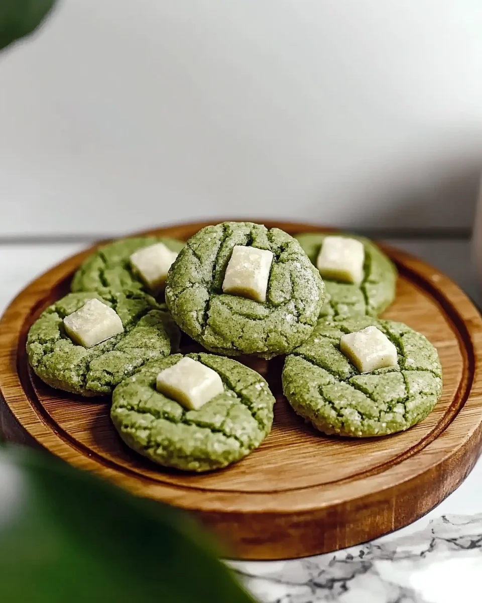 Matcha Mochi Cookies