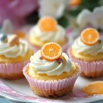 Mini Easter Orange Cheesecakes