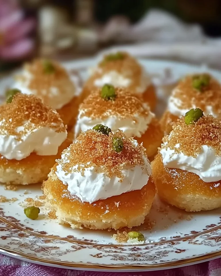 Mini Kunafa Cream Puffs