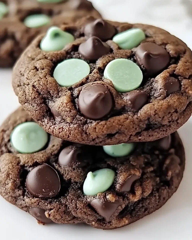 Mint Chocolate Chip Cookies