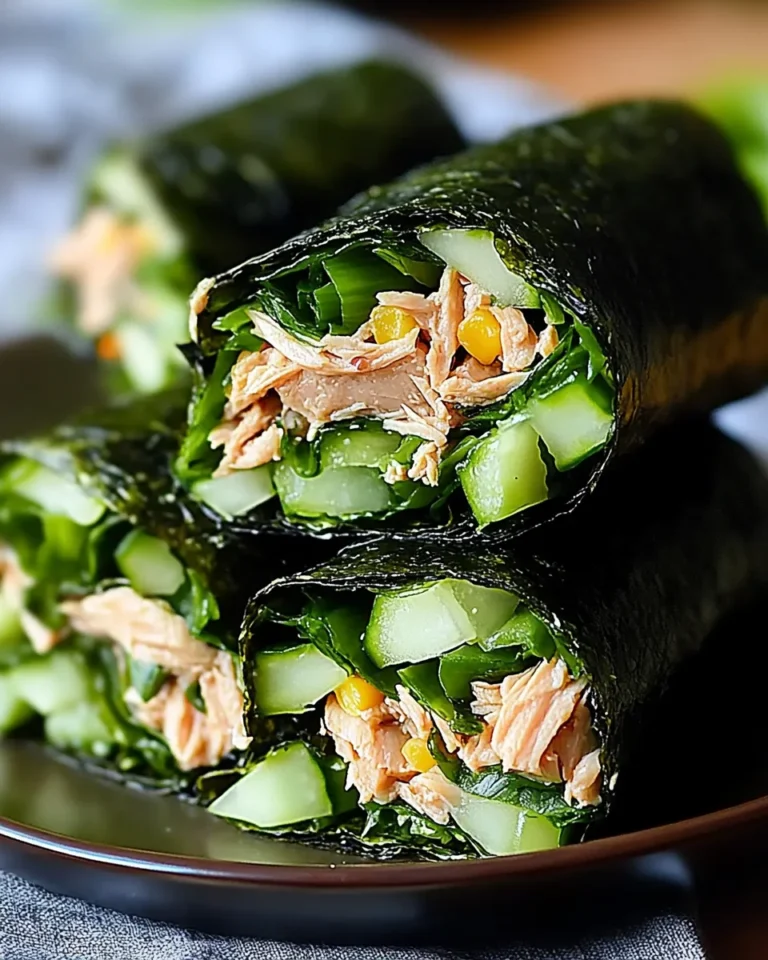 Nori Wraps Tuna Salad Paleo
