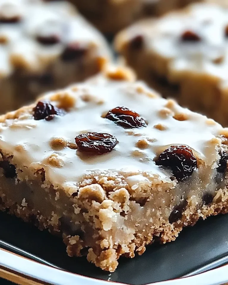 Oatmeal Raisin Cookie Bars
