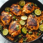 One Pan Chili Lime Chicken & Rice