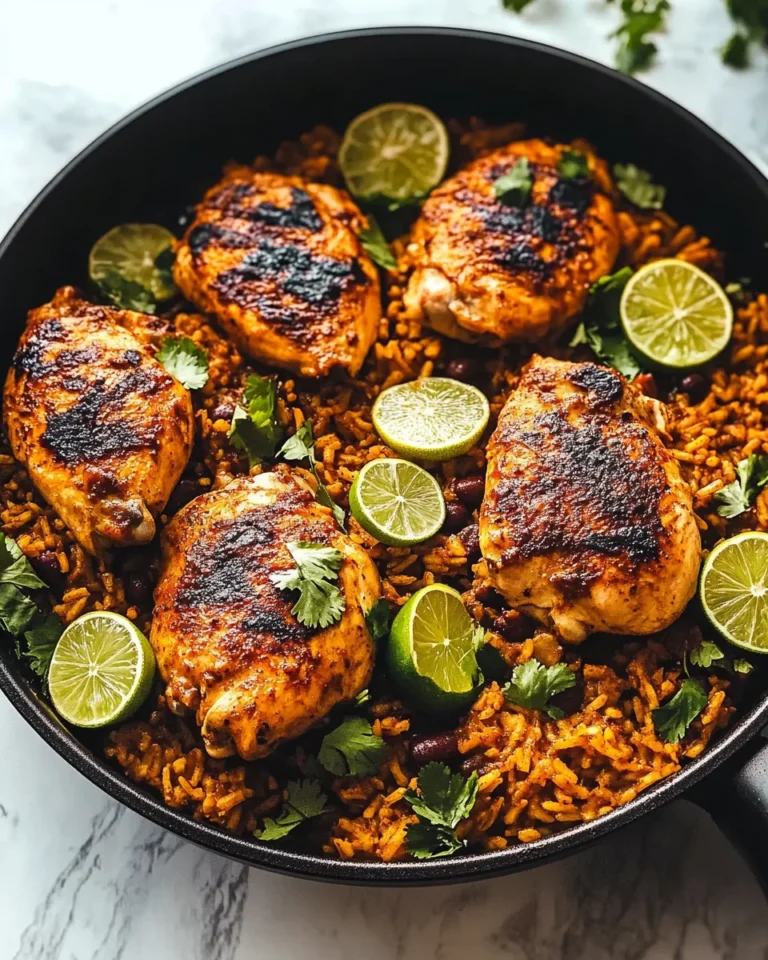 One Pan Chili Lime Chicken & Rice