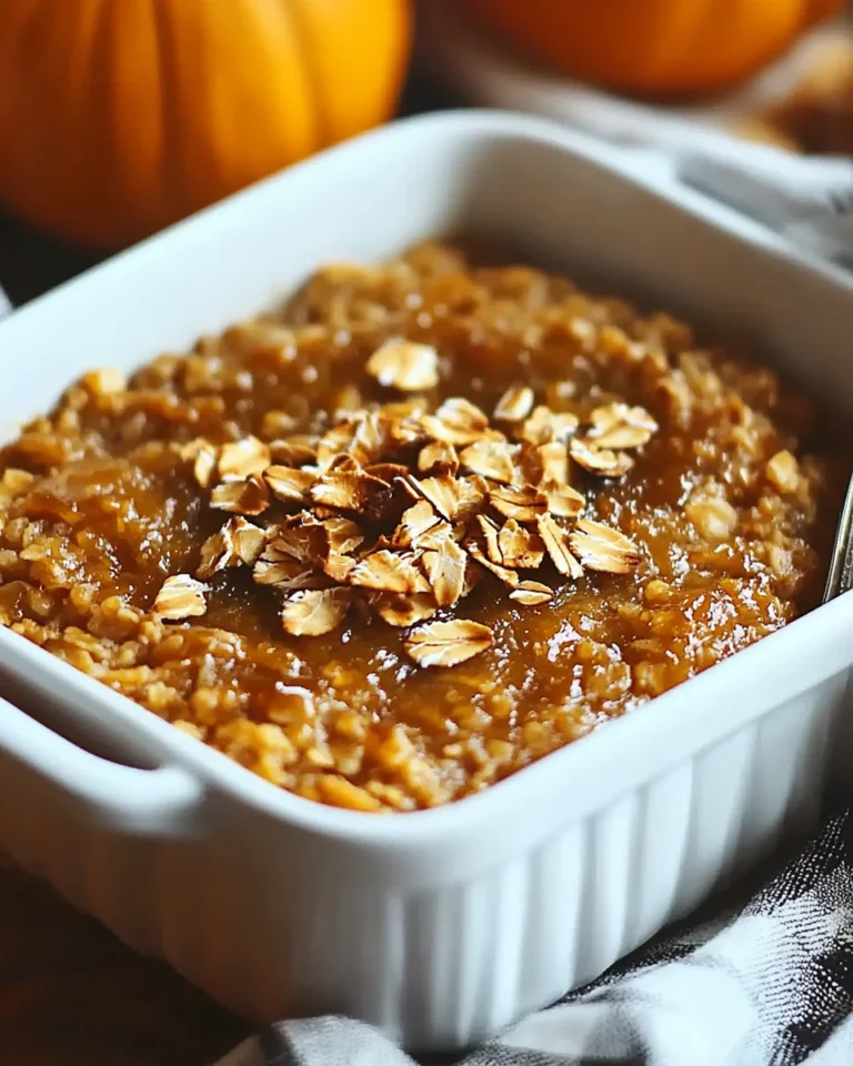 Pumpkin Baked Oatmeal Recipe