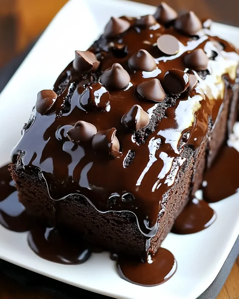 Rich Hot Fudge Brownie Bread