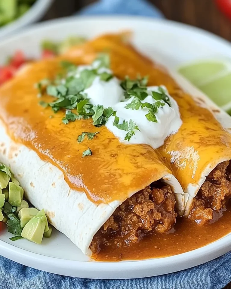 Saucy Wet Burritos Dish