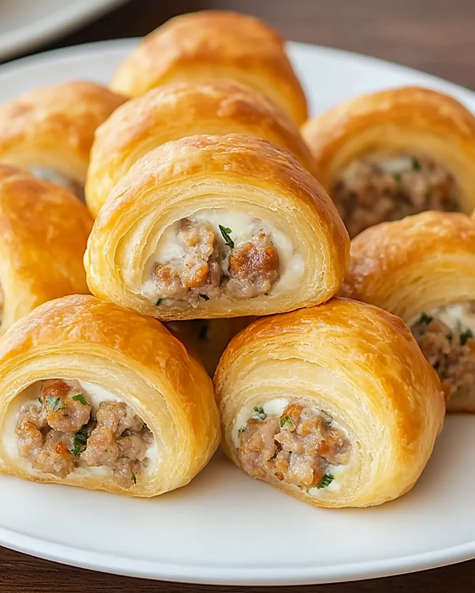 Sausage Cream Cheese Crescents