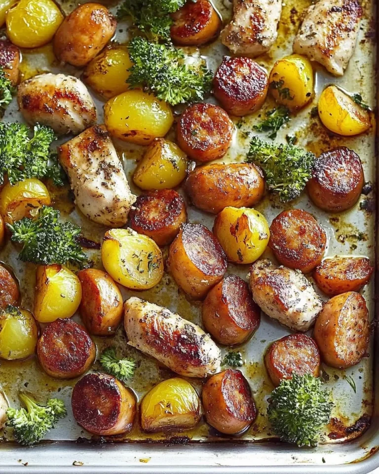 Sheet Pan Chicken Sausage