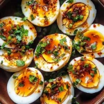 Spicy Chili Garlic Eggs