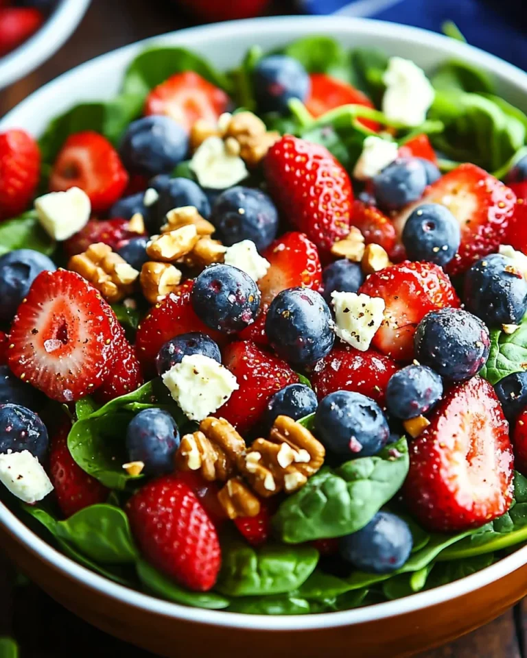 Strawberry Spinach Salad