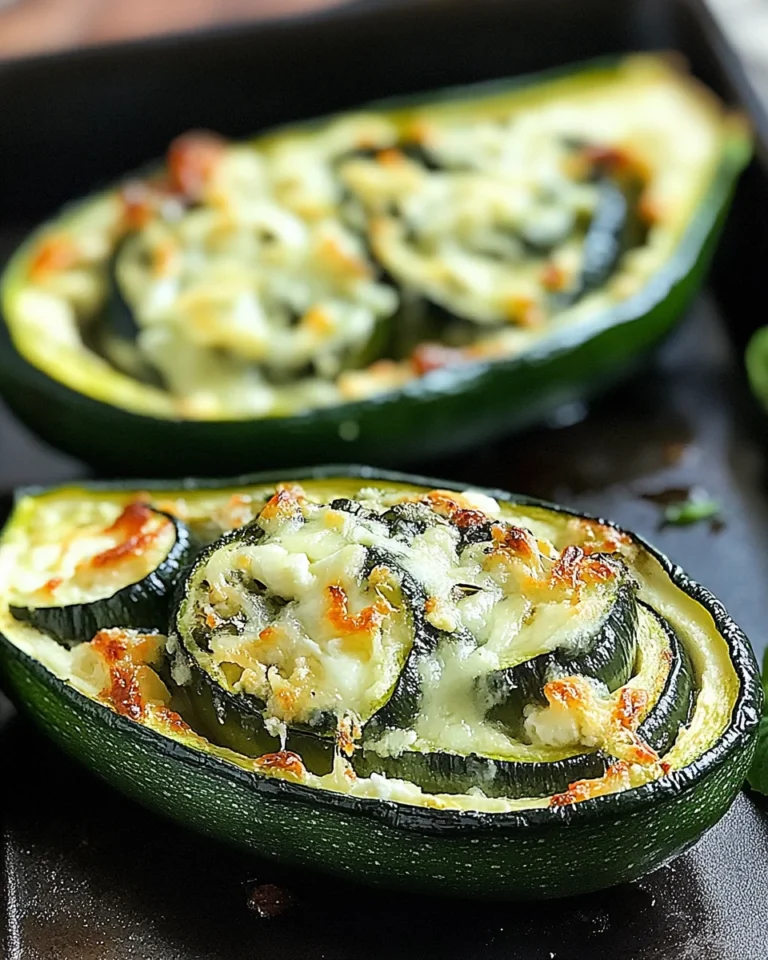 Stuffed Zucchini with Ricotta Filling