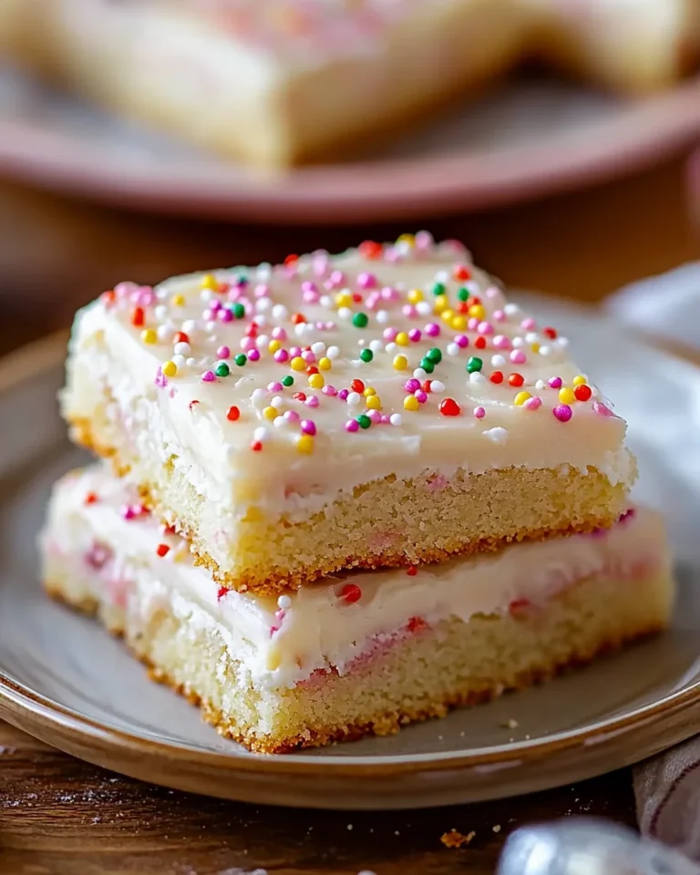 Sugar Cookie Bars with Frosting