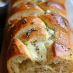 Swirled Garlic Herb & Cheese Bread
