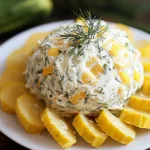 Tangy pickle party appetizer