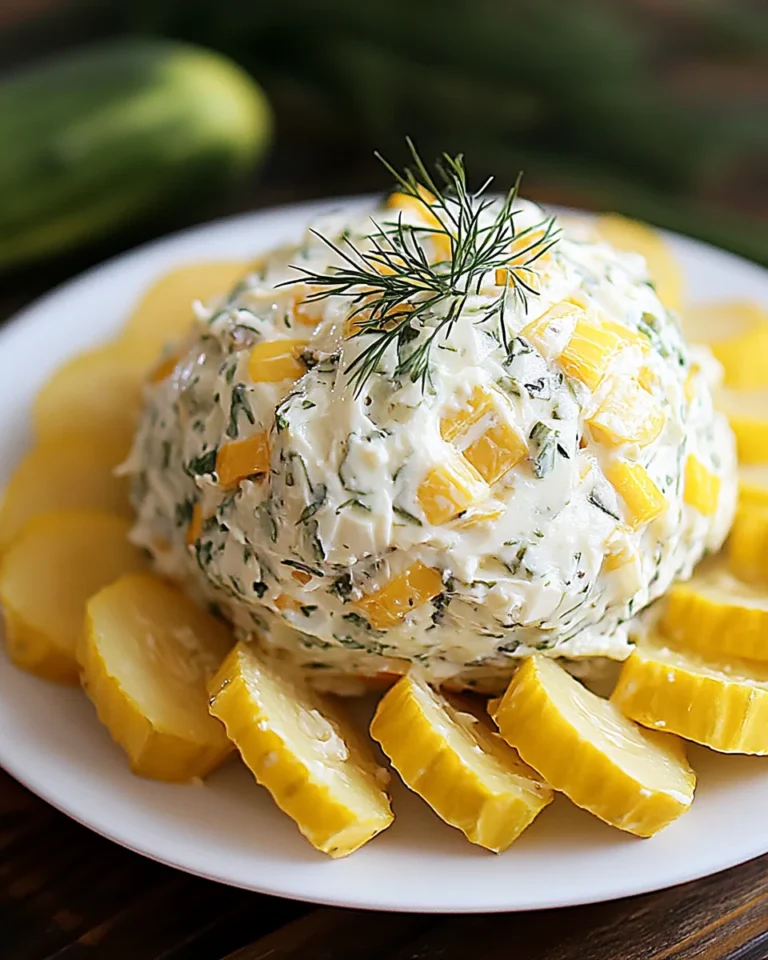Tangy pickle party appetizer